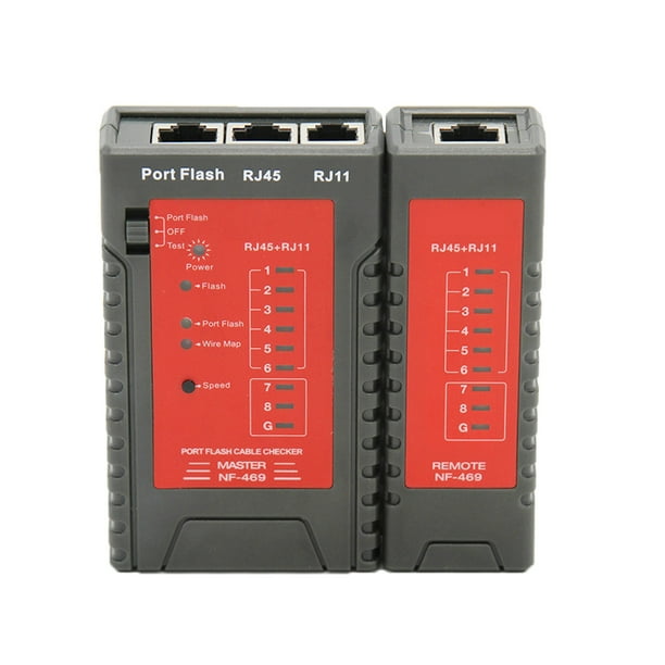 Wire Lead Testing Tool Network Test Tool Multifunctional RJ45 RJ11 Network Cable Tester Ethernet LAN Network Testing Tool Electrical Tester Cable Tester Wire Lead Testing Tool Network Test Tool Multifunctional RJ45 RJ11 Network Cable Tester Ethernet LAN Network Testing Tool Electrical Tester Cable Tester